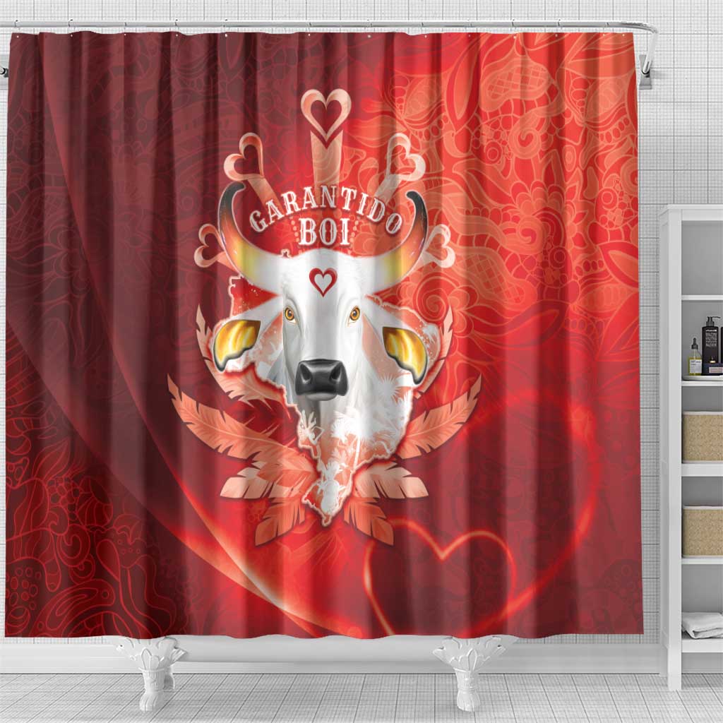 Boi Garantido Shower Curtain Brazil Folklore Festival - Wonder Print Shop