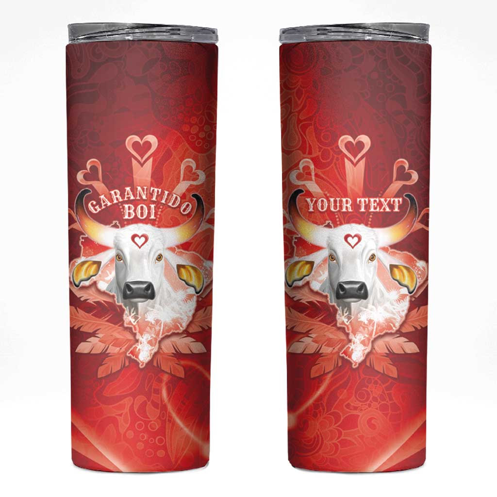 Personalized Boi Garantido Skinny Tumbler Brazil Folklore Festival - Wonder Print Shop
