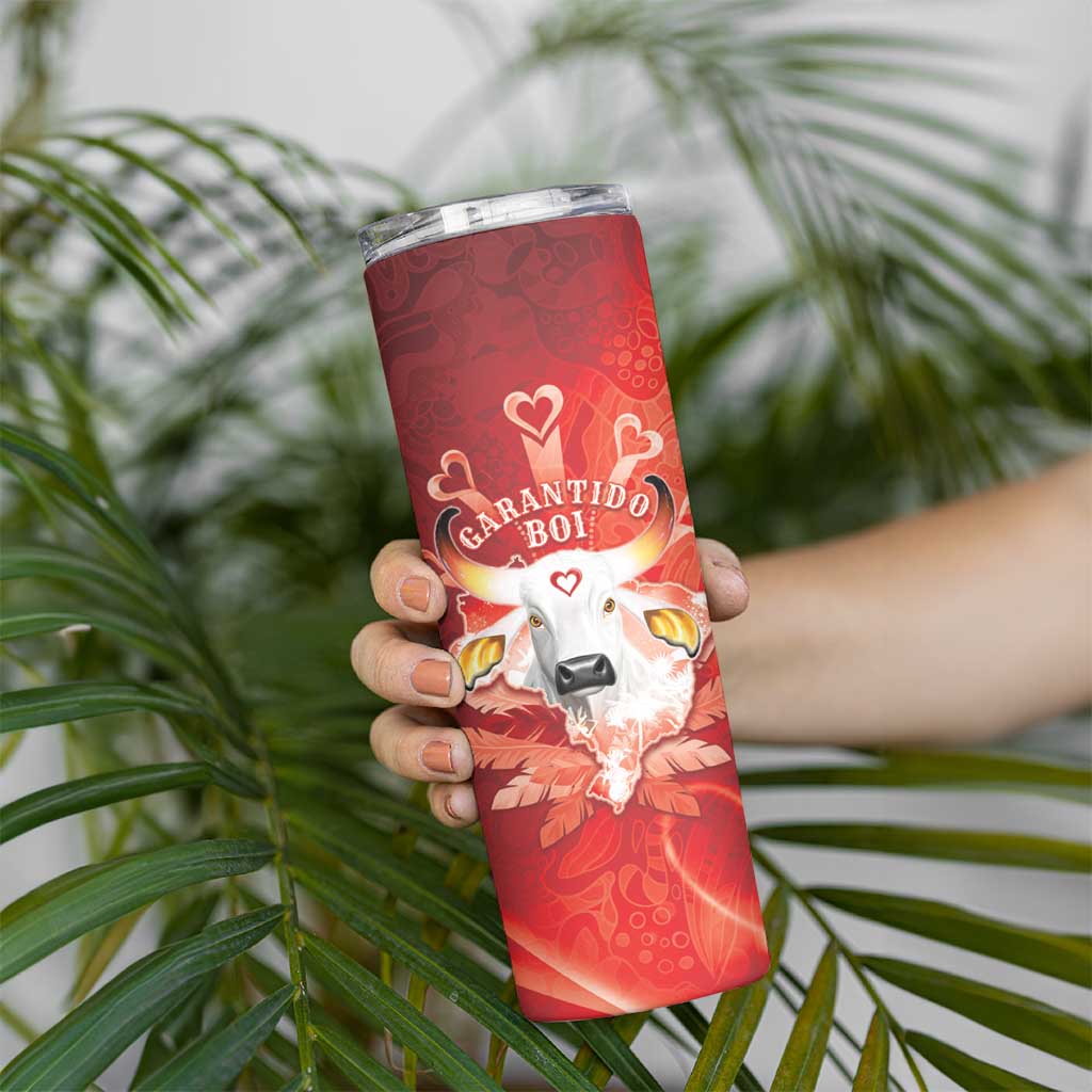 Personalized Boi Garantido Skinny Tumbler Brazil Folklore Festival - Wonder Print Shop