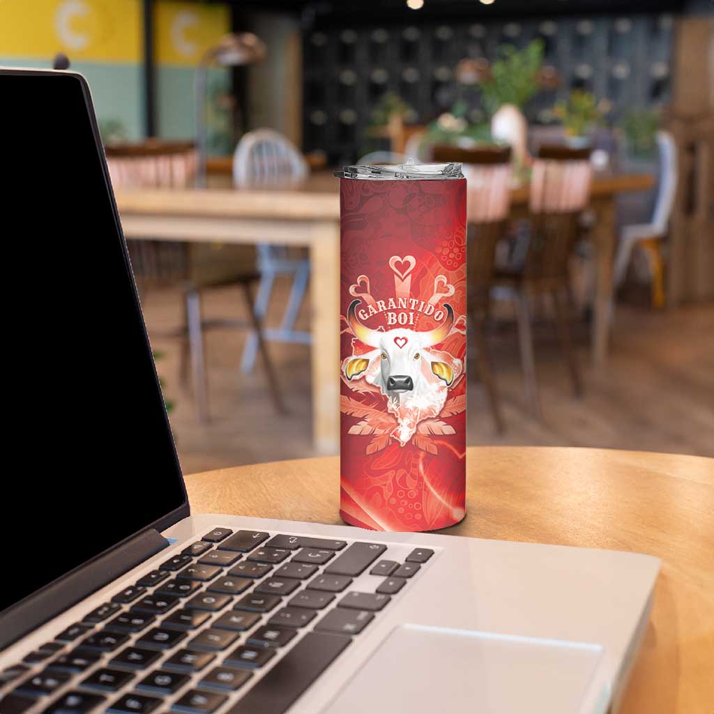 Personalized Boi Garantido Skinny Tumbler Brazil Folklore Festival - Wonder Print Shop
