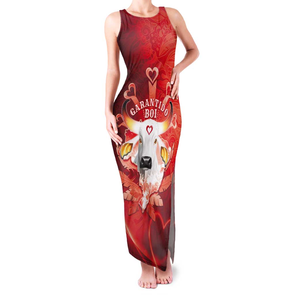 Personalized Boi Garantido Tank Maxi Dress Brazil Folklore Festival - Wonder Print Shop
