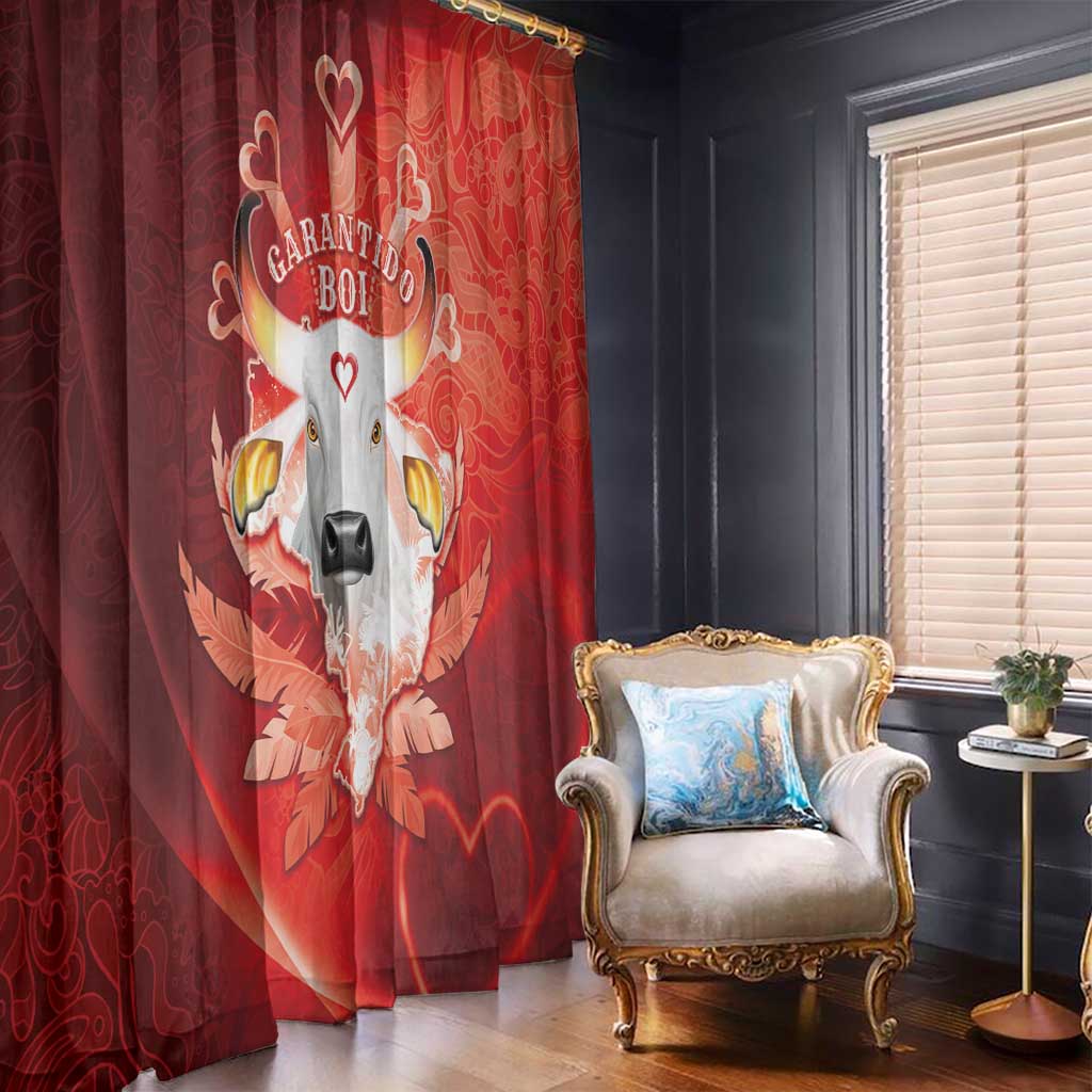 Boi Garantido Window Curtain Brazil Folklore Festival - Wonder Print Shop