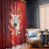 Boi Garantido Window Curtain Brazil Folklore Festival - Wonder Print Shop