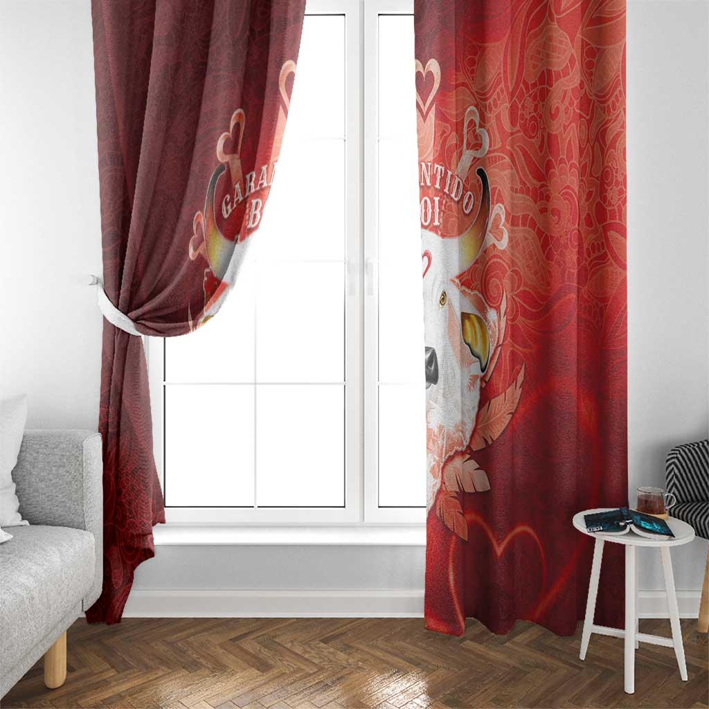 Boi Garantido Window Curtain Brazil Folklore Festival - Wonder Print Shop