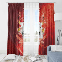 Boi Garantido Window Curtain Brazil Folklore Festival - Wonder Print Shop