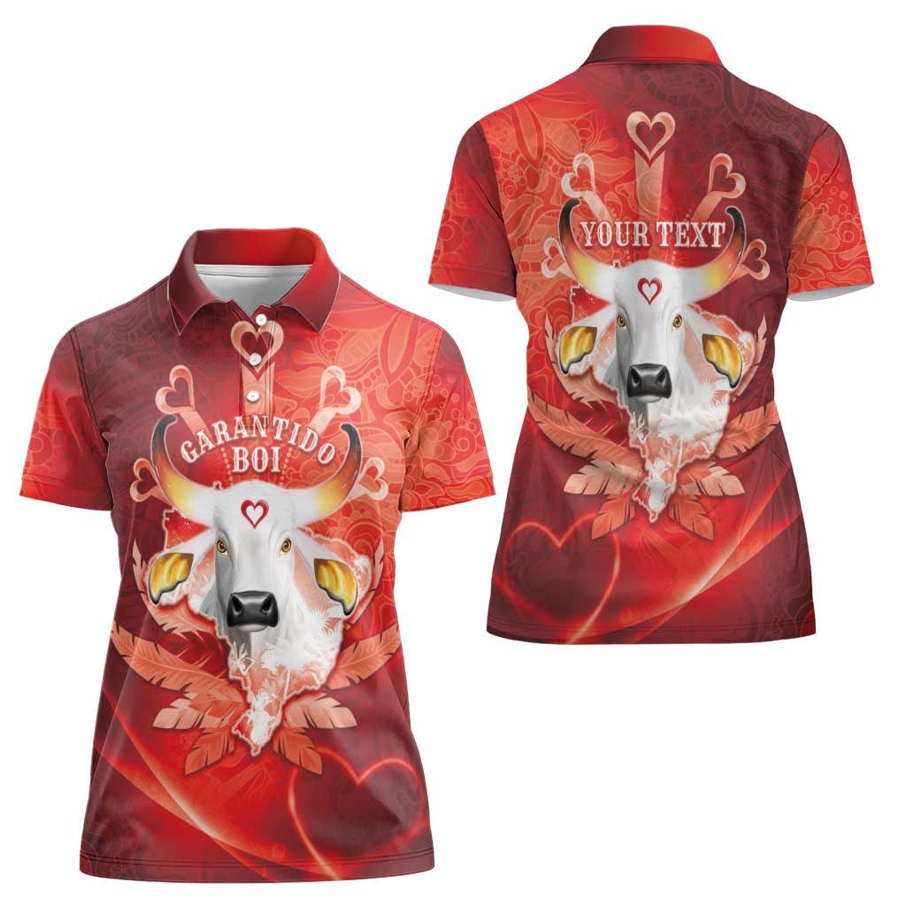 Personalized Boi Garantido Women Polo Shirt Brazil Folklore Festival - Wonder Print Shop
