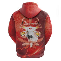 Personalized Boi Garantido Zip Hoodie Brazil Folklore Festival - Wonder Print Shop
