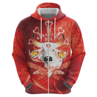 Personalized Boi Garantido Zip Hoodie Brazil Folklore Festival - Wonder Print Shop