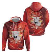 Personalized Boi Garantido Zip Hoodie Brazil Folklore Festival - Wonder Print Shop