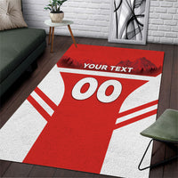 Custom Switzerland Football 2026 Area Rug Swiss Alps Special Style