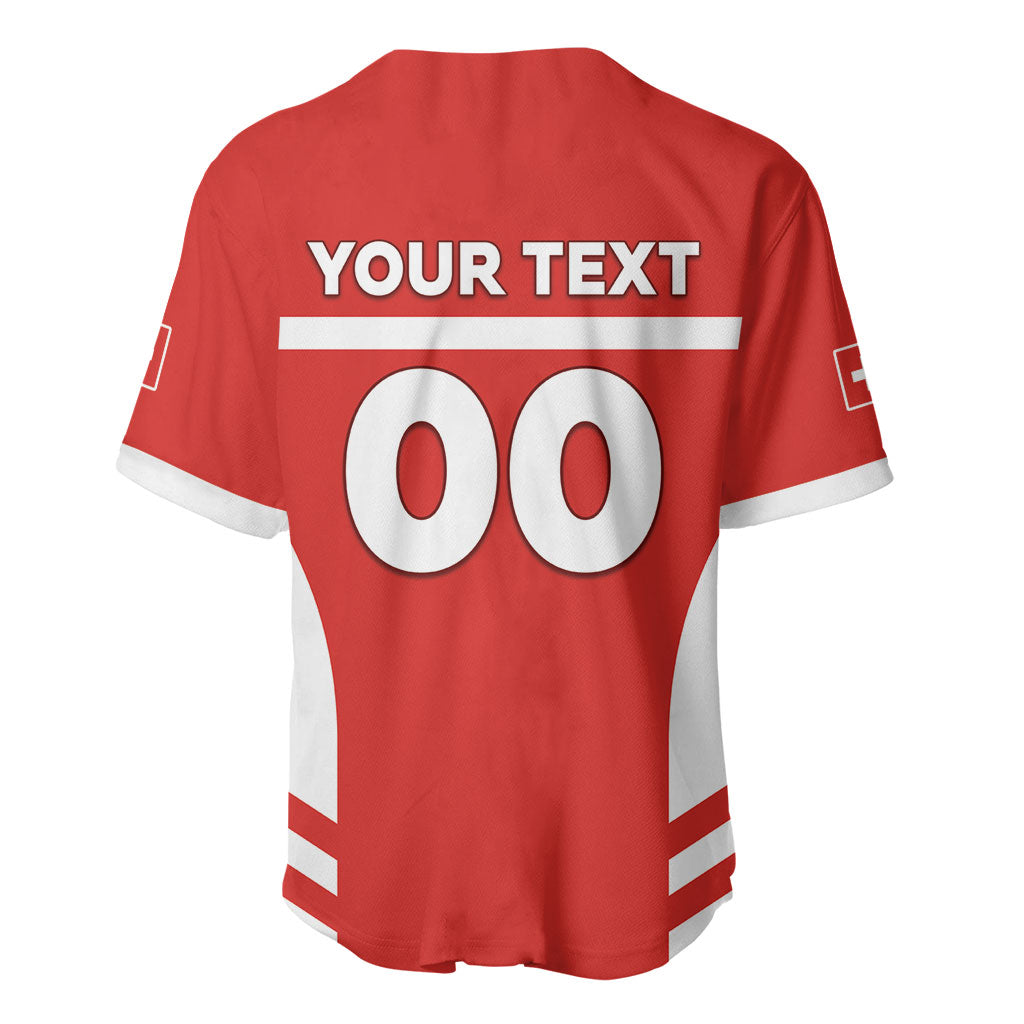 Custom Switzerland Football 2026 Baseball Jersey Swiss Alps Special Style
