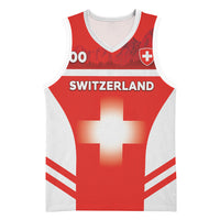Custom Switzerland Football 2026 Basketball Jersey Swiss Alps Special Style