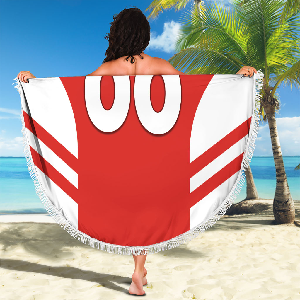 Custom Switzerland Football 2026 Beach Blanket Swiss Alps Special Style