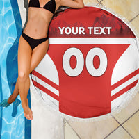 Custom Switzerland Football 2026 Beach Blanket Swiss Alps Special Style