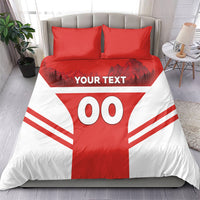 Custom Switzerland Football 2026 Bedding Set Swiss Alps Special Style