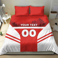 Custom Switzerland Football 2026 Bedding Set Swiss Alps Special Style