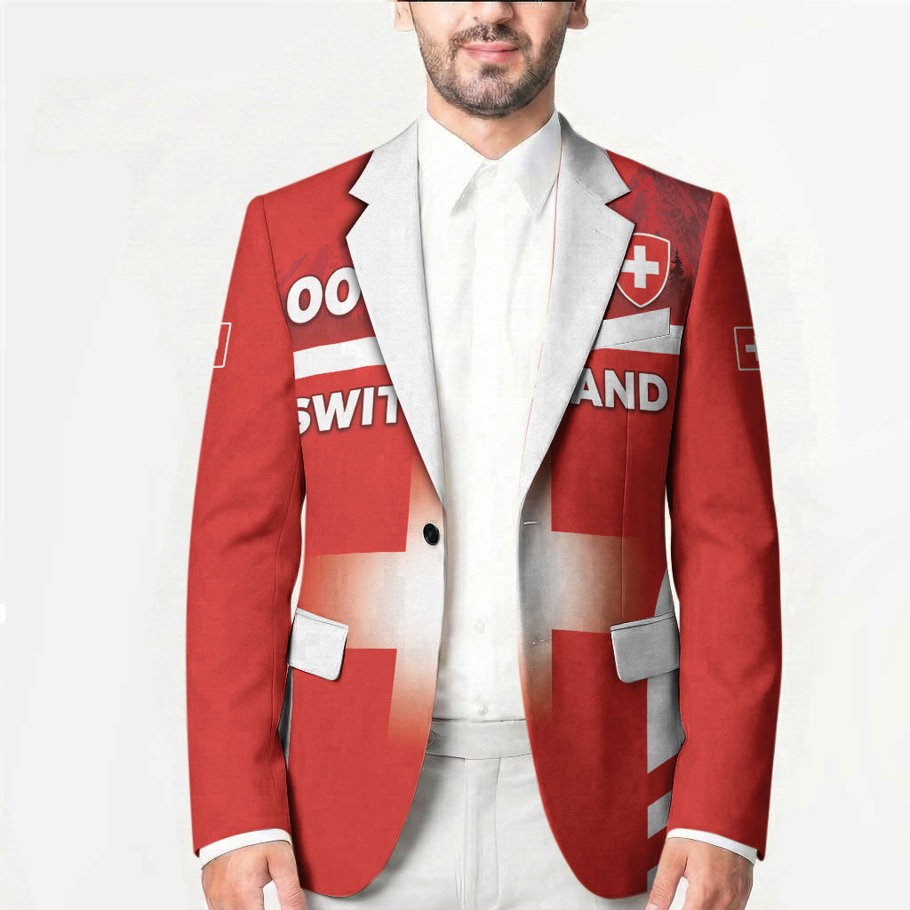 Custom Switzerland Football 2026 Blazer Swiss Alps Special Style