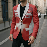 Custom Switzerland Football 2026 Blazer Swiss Alps Special Style