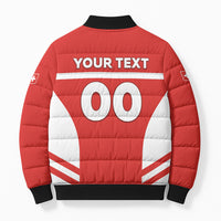 Custom Switzerland Football 2026 Bomber Puffer Jacket Swiss Alps Special Style