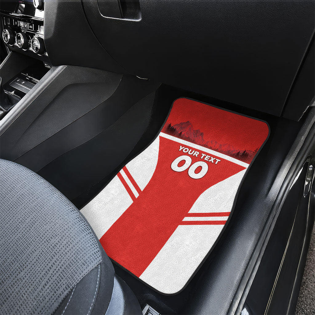 Custom Switzerland Football 2026 Car Mats Swiss Alps Special Style