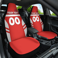 Custom Switzerland Football 2026 Car Seat Cover Swiss Alps Special Style