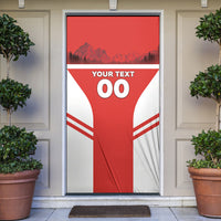 Custom Switzerland Football 2026 Door Cover Swiss Alps Special Style