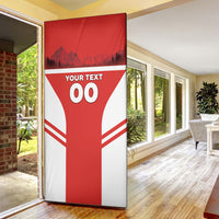 Custom Switzerland Football 2026 Door Cover Swiss Alps Special Style
