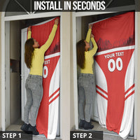 Custom Switzerland Football 2026 Door Cover Swiss Alps Special Style