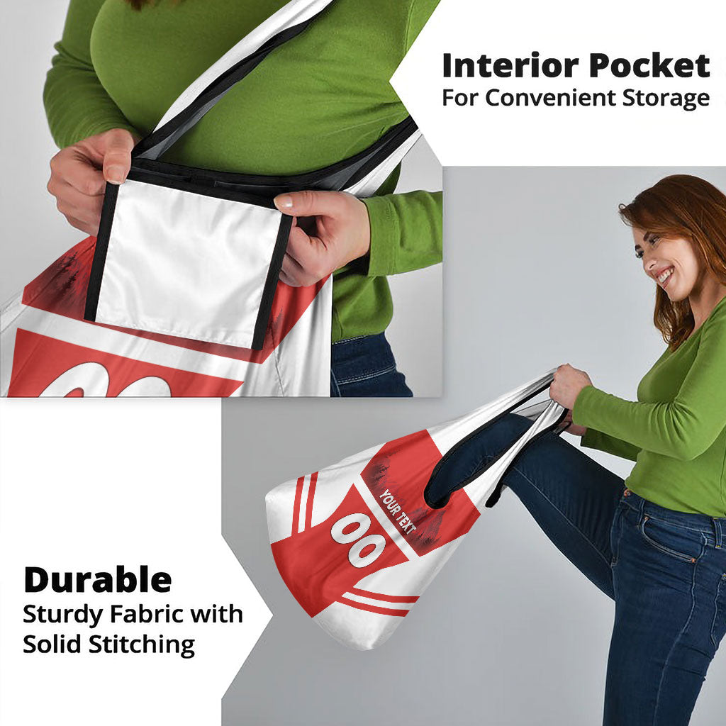 Custom Switzerland Football 2026 Grocery Bag Swiss Alps Special Style