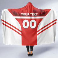 Custom Switzerland Football 2026 Hooded Blanket Swiss Alps Special Style