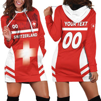 Custom Switzerland Football 2026 Hoodie Dress Swiss Alps Special Style