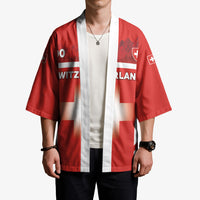 Custom Switzerland Football 2026 Kimono Swiss Alps Special Style