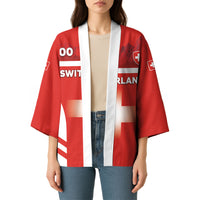 Custom Switzerland Football 2026 Kimono Swiss Alps Special Style