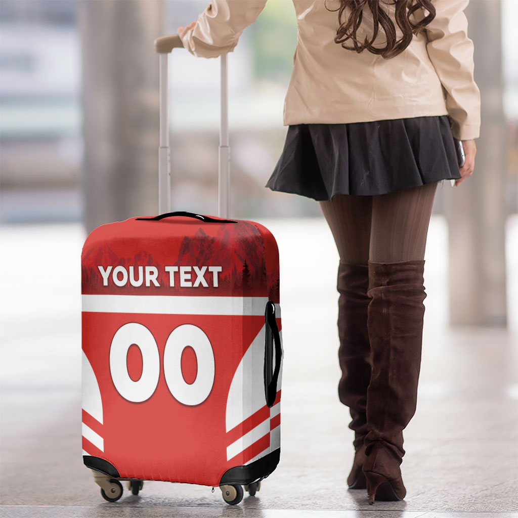 Custom Switzerland Football 2026 Luggage Cover Swiss Alps Special Style