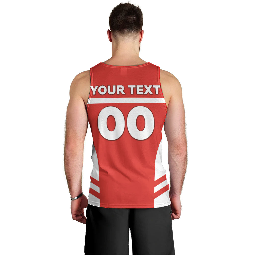 Custom Switzerland Football 2026 Men Tank Top Swiss Alps Special Style