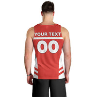 Custom Switzerland Football 2026 Men Tank Top Swiss Alps Special Style