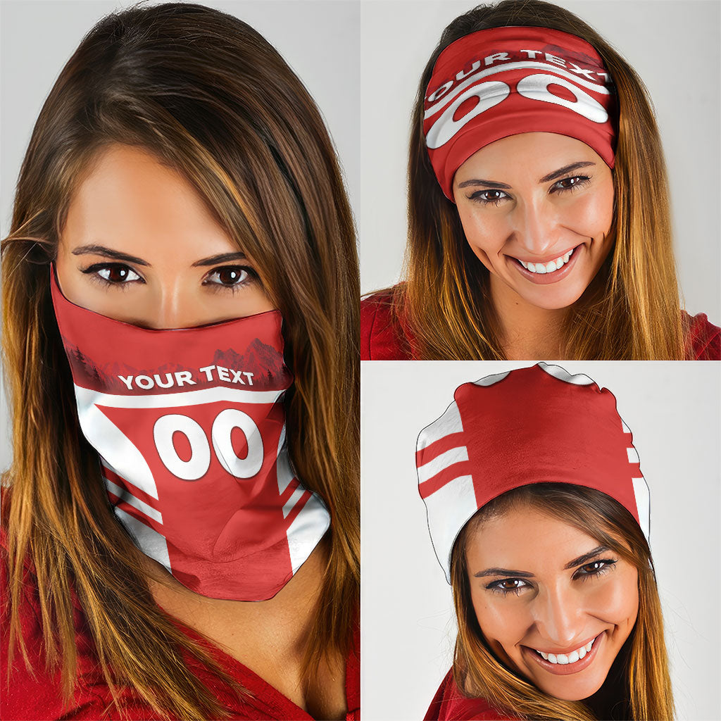 Custom Switzerland Football 2026 Neck Gaiter Swiss Alps Special Style
