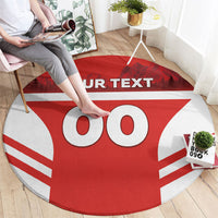 Custom Switzerland Football 2026 Round Carpet Swiss Alps Special Style