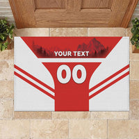 Custom Switzerland Football 2026 Rubber Doormat Swiss Alps Special Style