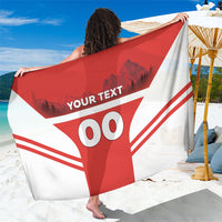 Custom Switzerland Football 2026 Sarong Swiss Alps Special Style
