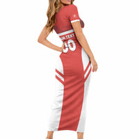 Custom Switzerland Football 2026 Short Sleeve Bodycon Dress Swiss Alps Special Style LT05