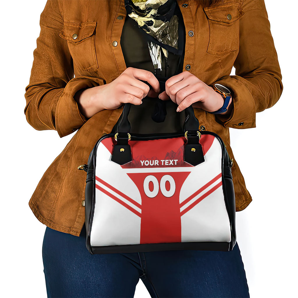 Custom Switzerland Football 2026 Shoulder Handbag Swiss Alps Special Style