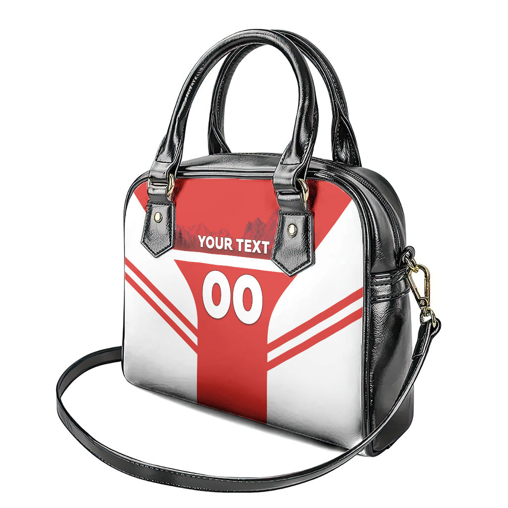 Custom Switzerland Football 2026 Shoulder Handbag Swiss Alps Special Style