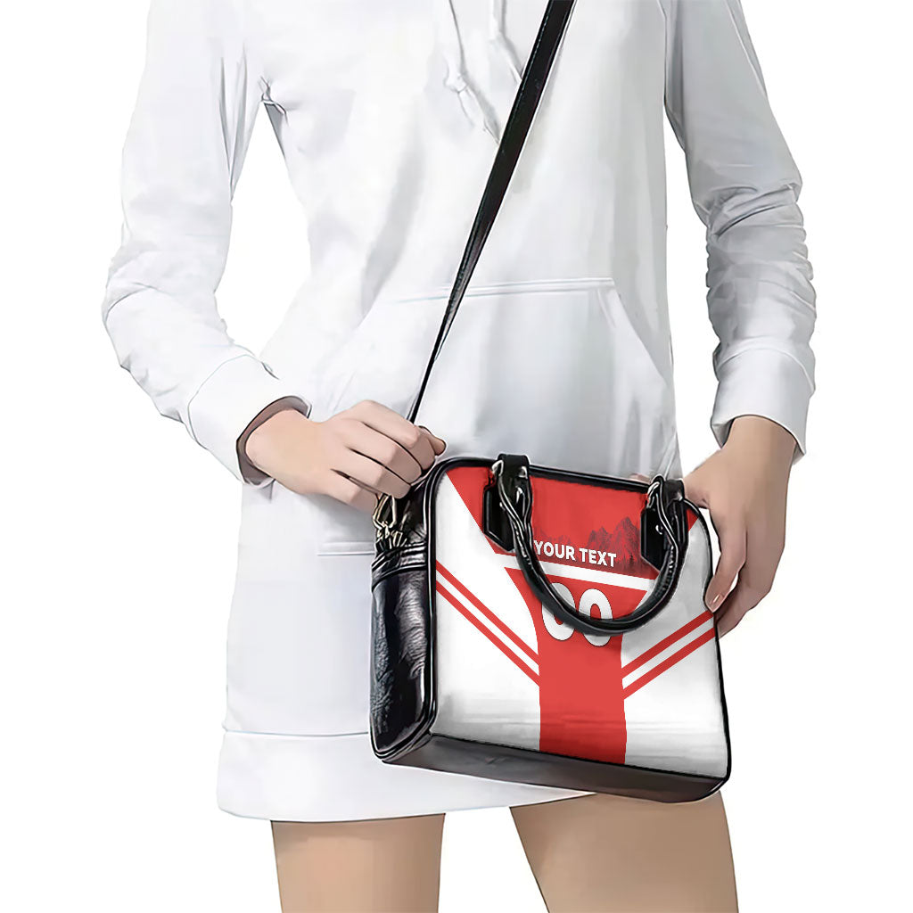 Custom Switzerland Football 2026 Shoulder Handbag Swiss Alps Special Style