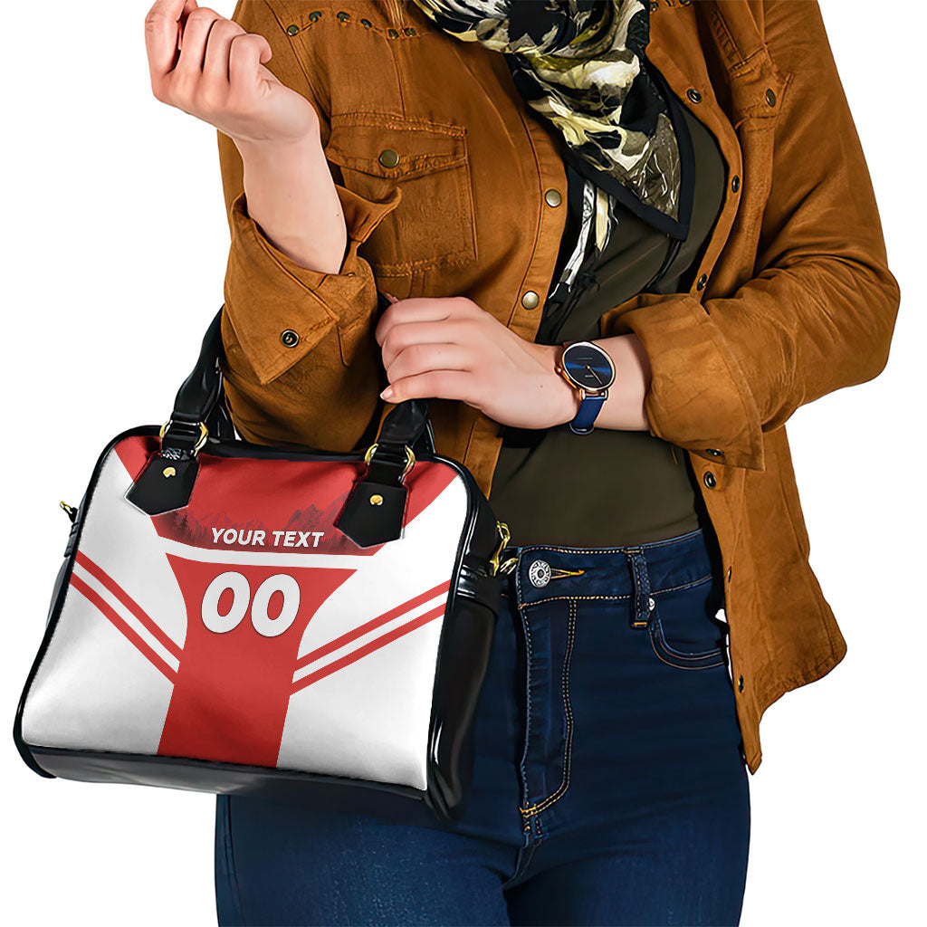 Custom Switzerland Football 2026 Shoulder Handbag Swiss Alps Special Style