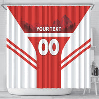 Custom Switzerland Football 2026 Shower Curtain Swiss Alps Special Style