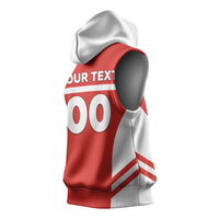 Custom Switzerland Football 2026 Sleeveless Hoodie Swiss Alps Special Style