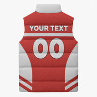 Custom Switzerland Football 2026 Sleeveless Puffer Jacket Swiss Alps Special Style
