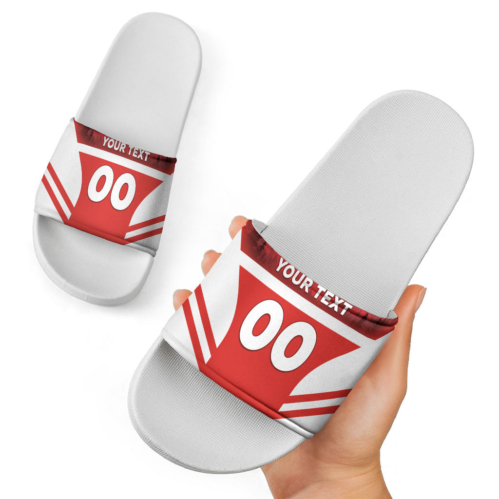Custom Switzerland Football 2026 Slide Sandals Swiss Alps Special Style