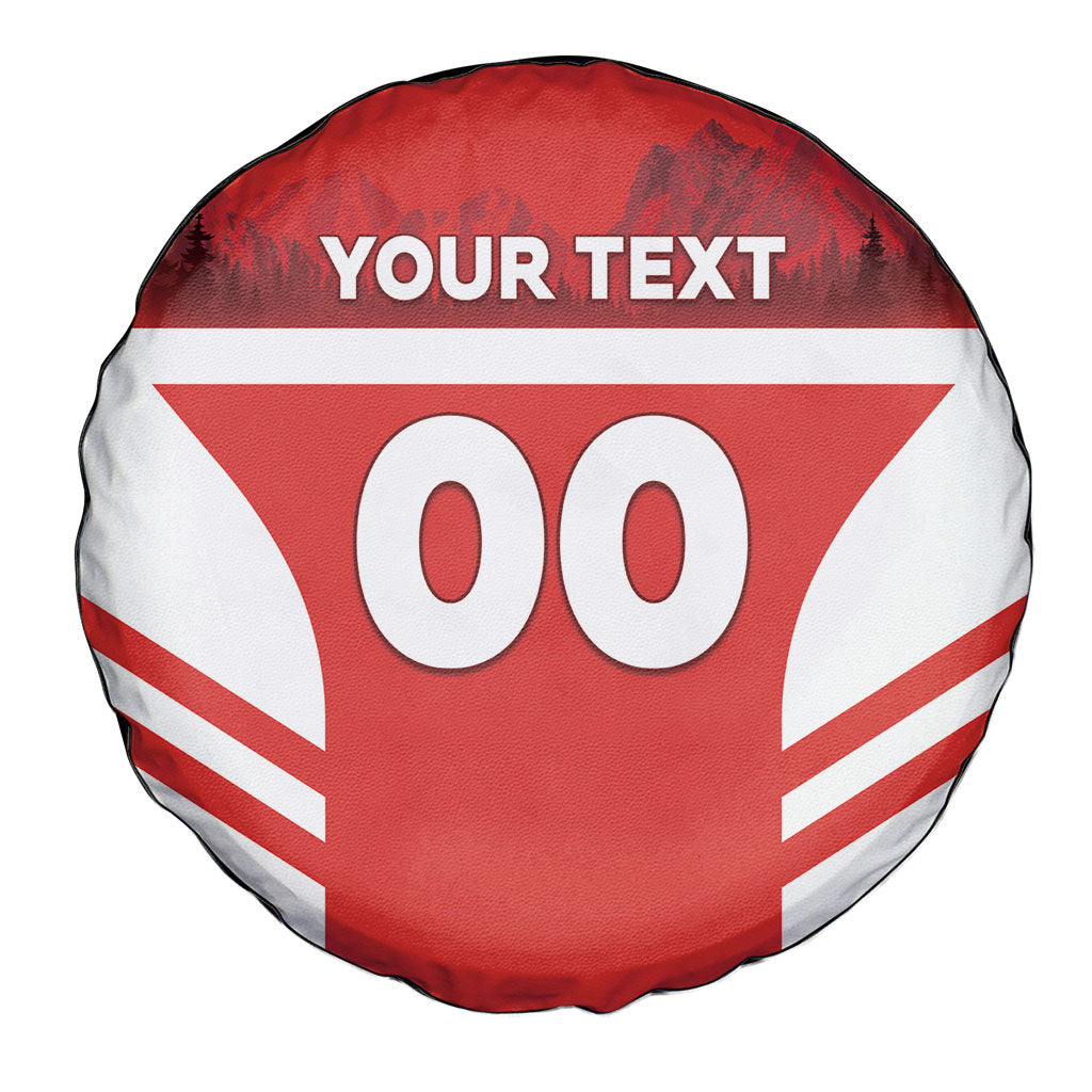 Custom Switzerland Football 2026 Spare Tire Cover Swiss Alps Special Style